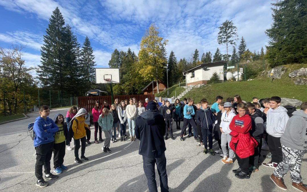 Varno prispeli na Javorniški Rovt, v CŠOD Trilobit